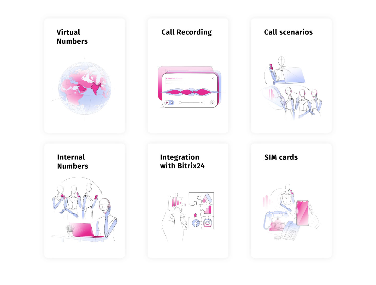 CallGear Features Used