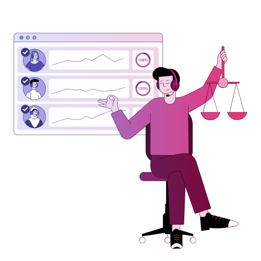 Fair load distribution between call agents